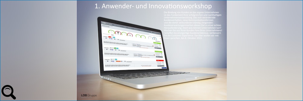 Klick zum vergrößern: 1. Anwender- und Innovationsworkshop CXBox 1. Anwender- und Innovationsworkshop CXBox