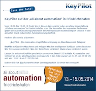 Heckner Electronics mit KeyPilot auf der "all about automation" in Friedrichsha