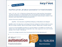 Heckner Electronics mit KeyPilot auf der "all about automation" in Friedrichsha