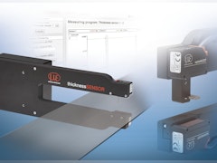 Präzise Dickenmessung mit kompaktem Sensorsystem