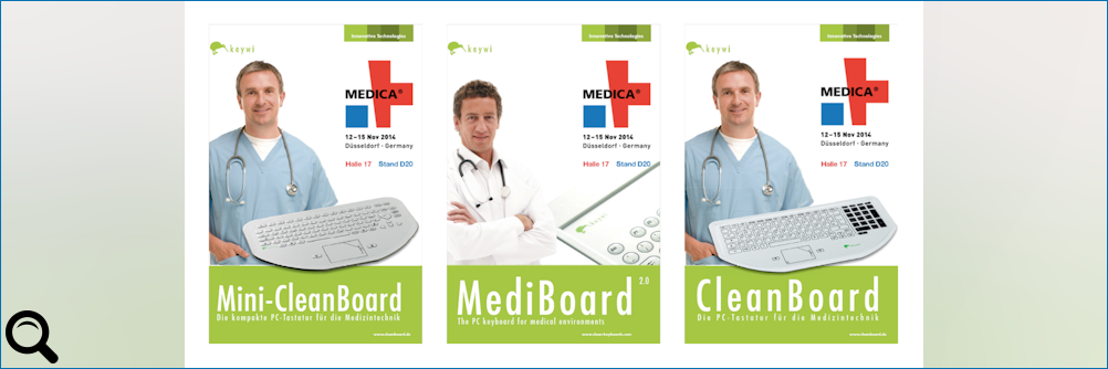 Klick zum vergrößern: Besondere Anforderungen, besondere Lösungen - Medica 2014 Besondere Anforderungen, besondere Lösungen - Medica 2014