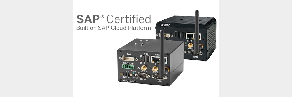 Janz Tec präsentiert von SAP zertifizierte IoT Edge Systeme für die SAP Cloud Plattform
