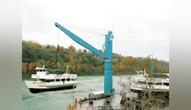 Erster Einsatz des neuen Schwerlastkrans von Liebherr an den Niagarafällen