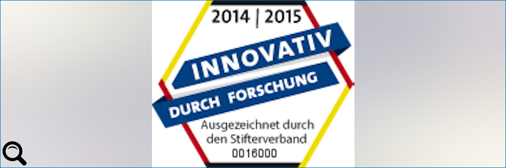 Klick zum vergrößern: poresta systems mit dem Siegel „Innovativ durch Forschung“ ausgezeichnet poresta systems mit dem Siegel „Innovativ durch Forschung“ ausgezeichnet