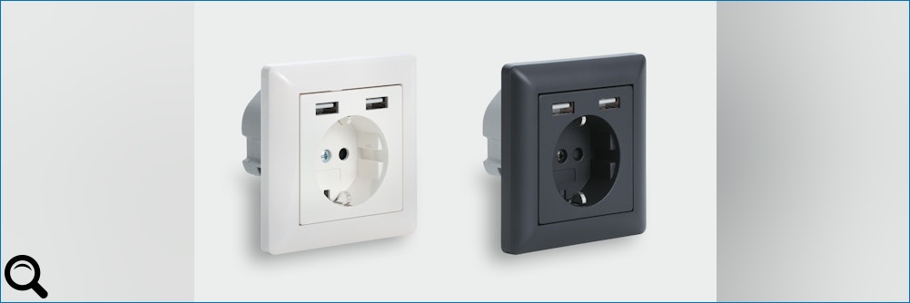 Klick zum vergrößern: 100 % bahntaugliche 230 V #Steckdose mit zwei integrierten #USB-Ladeports 100 % bahntaugliche 230 V #Steckdose mit zwei integrierten #USB-Ladeports