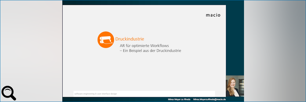 Klick zum vergrößern: Augmented Reality für optimierte Workflows Augmented Reality für optimierte Workflows