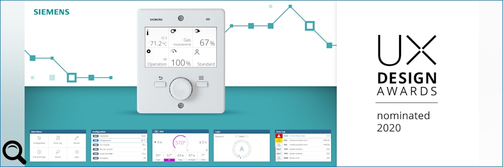 Klick zum vergrößern: macio und Siemens für den UX Design Award 2020 nominiert macio und Siemens für den UX Design Award 2020 nominiert