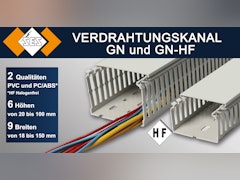 Verdrahtungskanäle GN PVC und GN-HF halogenfrei
