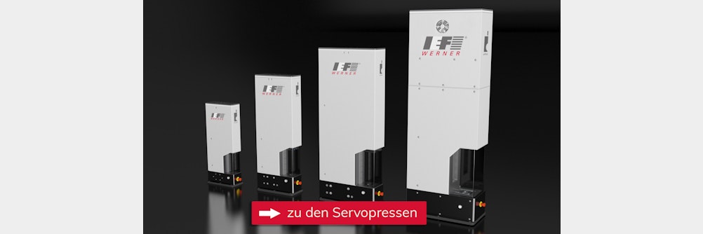 Servopressen für sichere und reproduzierbare Fügeverbindungen bis 100 kN