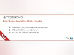 Neuer Datenbus-Leiterplatten-Steckverbinder - MIL-STD-1553B