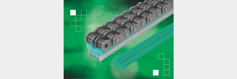 Keine Chance für den Verschleiß: Gleitschienen für Rollenketten von norelem