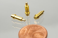 Miniatur Hochstrom - Federkontakt mit 15A Nennstrom