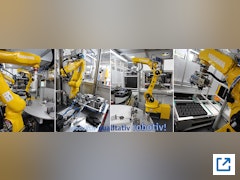 Robotive Spritzgussautomation in 🖐 fünffacher Ausführung
