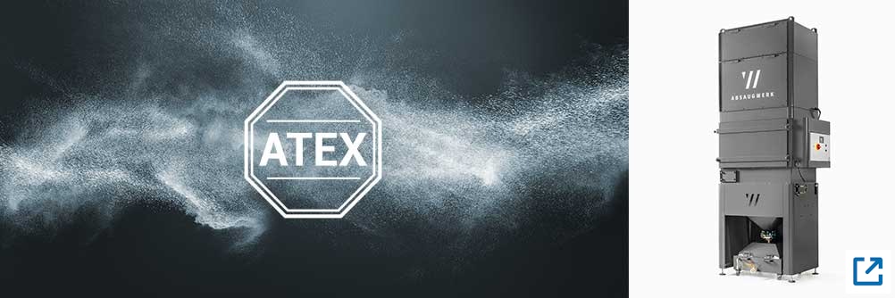 ATEX Absauganlagen für explosive Stäube in der Industrie