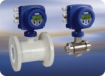 JUMO präsentiert neue magnetisch-induktive Durchflussmesser