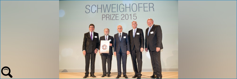 Klick zum vergrößern: Schweighofer Prize für Weinig Ingenieure Schweighofer Prize für Weinig Ingenieure