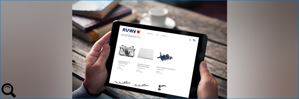 Klick zum vergrößern: Dürfen wir vorstellen? Der RUWI Online Shop! Dürfen wir vorstellen? Der RUWI Online Shop!