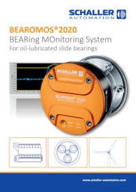 BEAROMOS®2020 BEARing MOnitoring System For oil-lubricated slide bearings