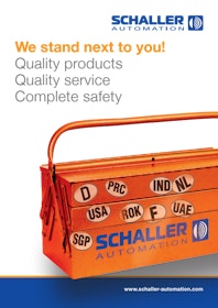 Schaller Automation service brochure