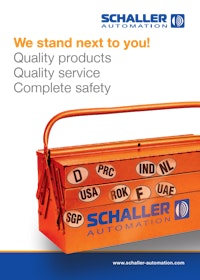 Schaller Automation service brochure