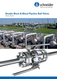 Taurus Series I Double Block & Bleed Pipeline Ball Valves