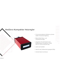 RedZero - kompakter Heizregler für Widerstandsheizmatten