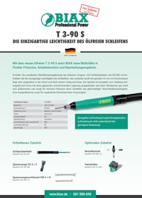 BIAX - T 3-90 S ölfreier Turbinenschleifer (DE)