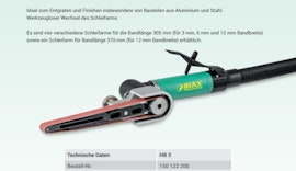 BIAX - HB 3 Bandschleifer im Mini-Format (DE)