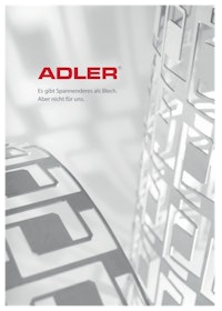 Adler Broschüre:  Blechbearbeitung 