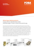 White Paper Medizinindustrie Unique Device Identification (UDI) (DE)