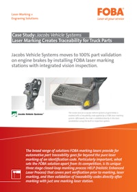Case Study: Jacobs Vehicle Systems Laser Marking Creates Traceability for Truck Parts (English)