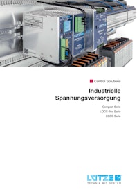 Katalog "Industrielle Spannungsversorgung"