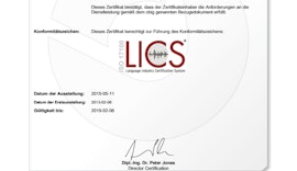 ISO 17100-Zertifikat