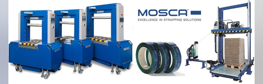 Das Mosca Portfolio - Umreifungsmaschinen, Umreifungsanlagen, Umreifungsbänder - Excellence in strapping Solutions 