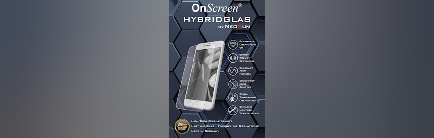 Neoxum OnScreen® Hybridglas - Einzigartiger nachhaltiger Displayschutz