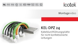 Robuste Kabeldurchführung KEL-DPZ 24 mit Schutzart IP66 - spart Zeit, Platz und Kosten!