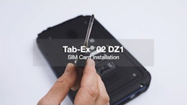 SIM-Karte installieren - für Tab-Ex® 02 DZ1