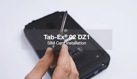 SIM-Karte installieren - für Tab-Ex® 02 DZ1