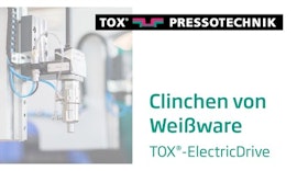 Clinchen von Weißware im High-End Segment | TOX®-ElectricDrive