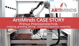 Case Story: Greifen, fetten, fügen - automatisierte Getriebemontage mit ArtiMinds Robotics