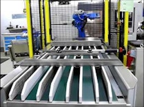 SUMO Flexiplex Drehmaschinen-Automation mit Roboter Motoman MH6 von EGS Automatisierungstechnik